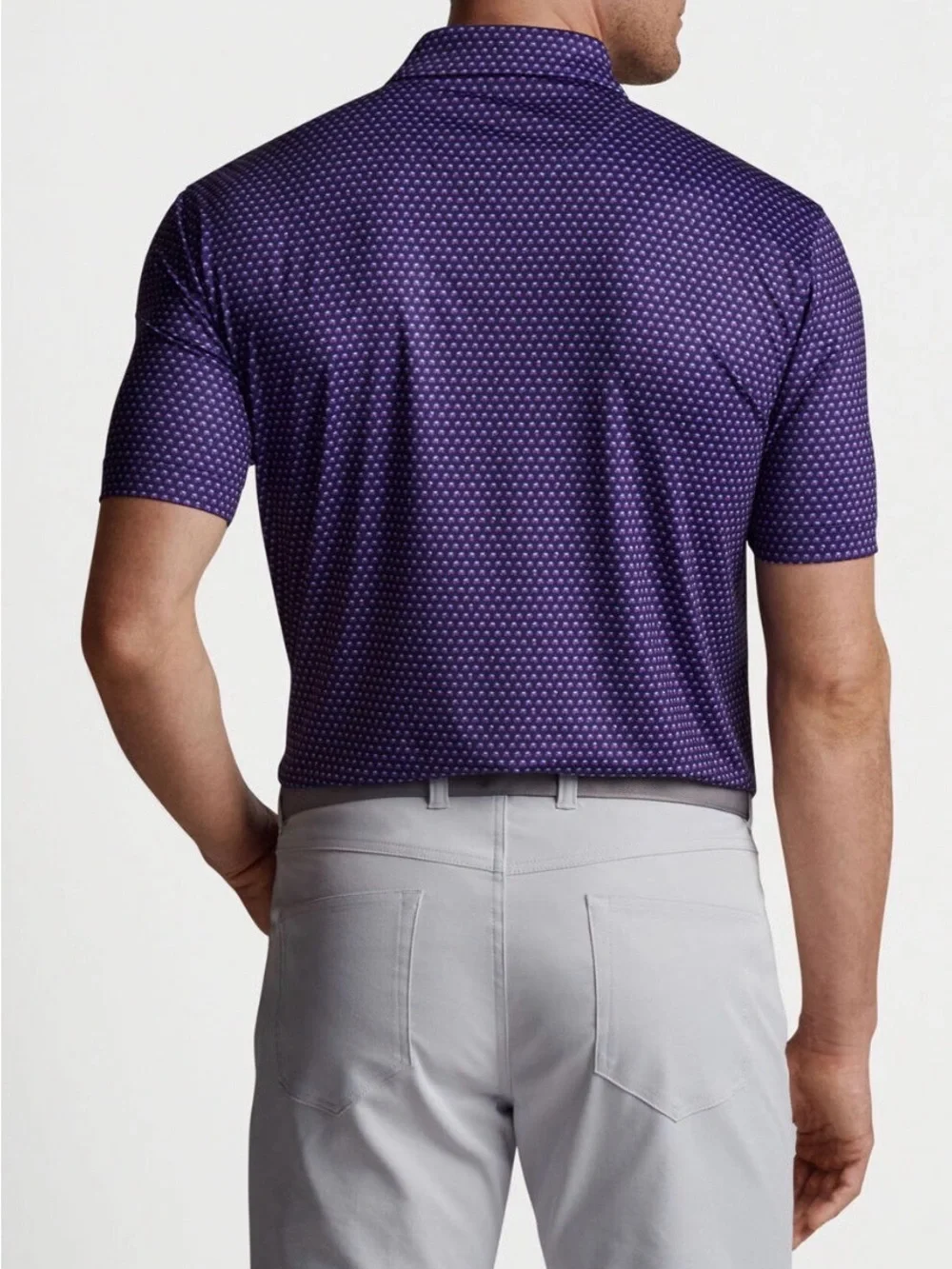 Peter Millar Men's Navy Pint Night Performance Jersey Polo Size XL